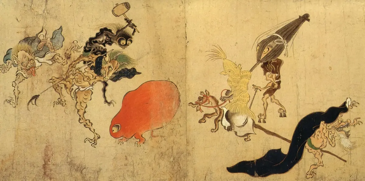 Hyakki Yagyō (百鬼夜行, "Night Parade of One Hundred Demons")